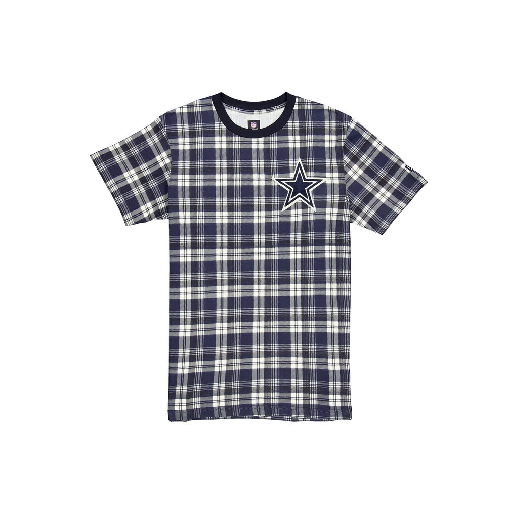 New Era Dallas Cowboys 3rd Down Plaid T-Shirt - Size L